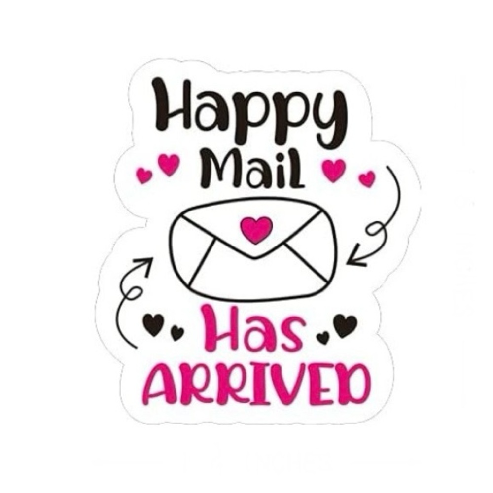 100 ‘Happy Mail Has Arrived’ Stickers